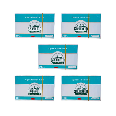 TUBOS SPRINGFIELD MENTHOL DE 100