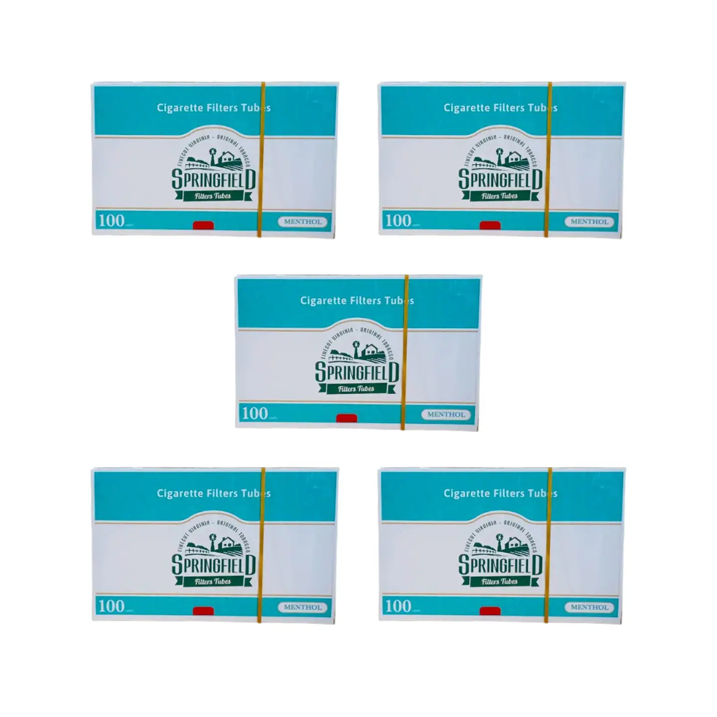 TUBOS SPRINGFIELD MENTHOL DE 100 1