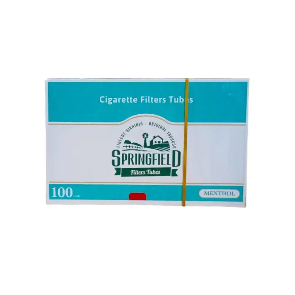 TUBOS SPRINGFIELD MENTHOL DE 100 2