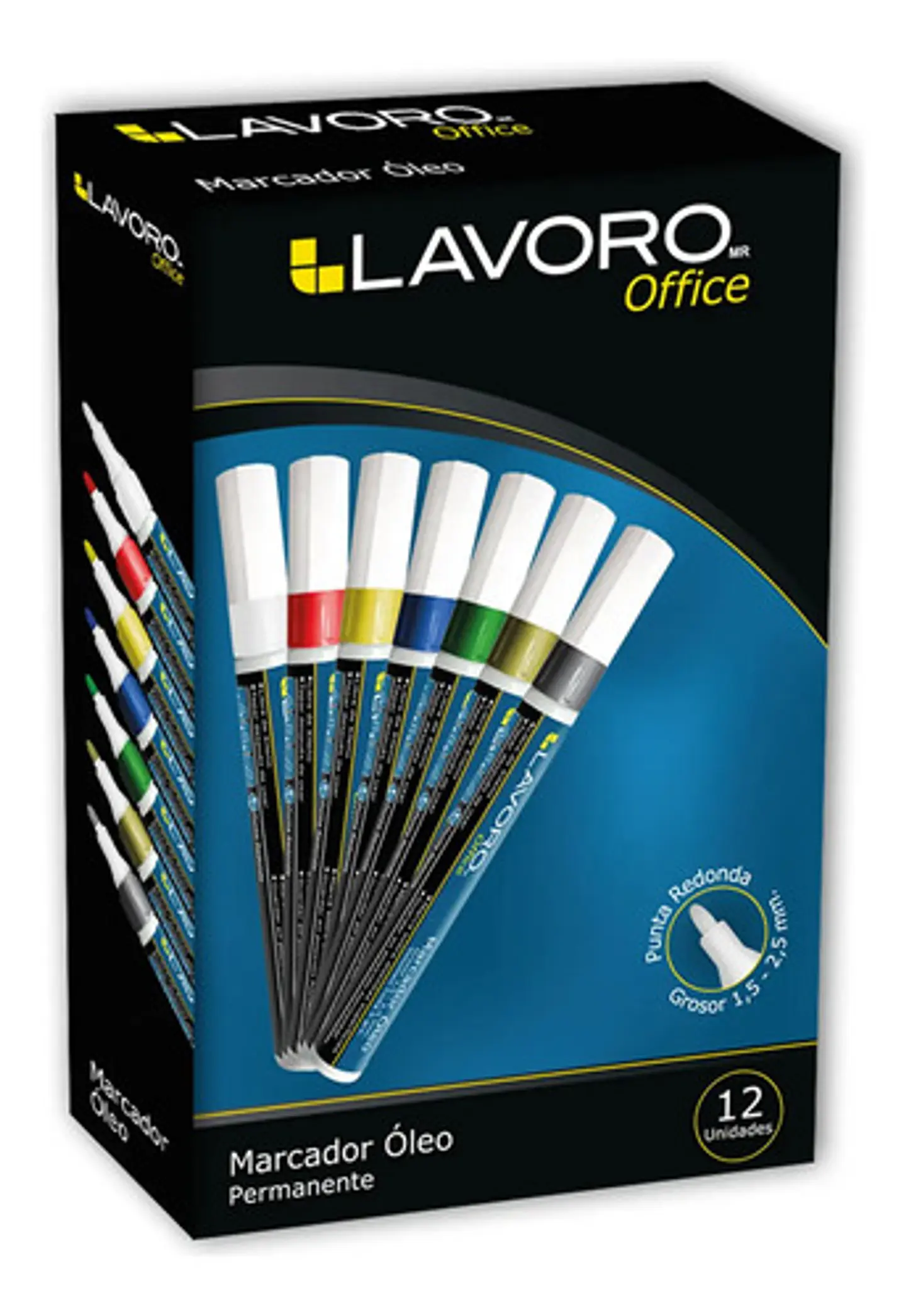 Marca Metal Amarillo Pack 12 Unidades  1