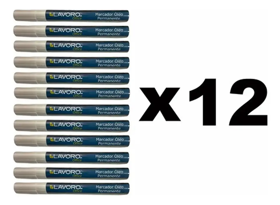 Marca Metal Amarillo Pack 12 Unidades  3