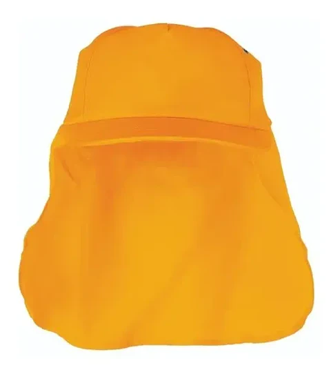 Gorro Legionario Naranjo Fluor Con Filtro Uv Certificado
