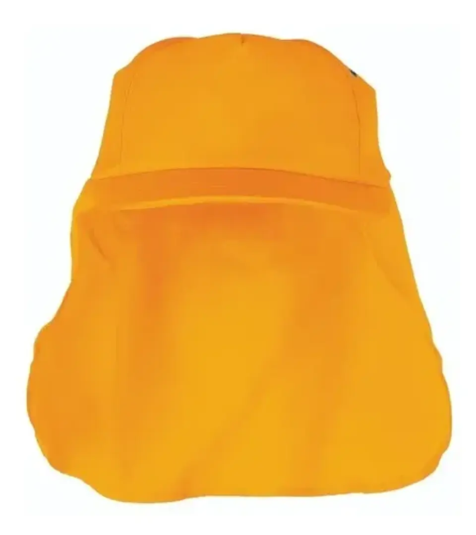 Gorro Legionario Naranjo Fluor Con Filtro Uv Certificado 1