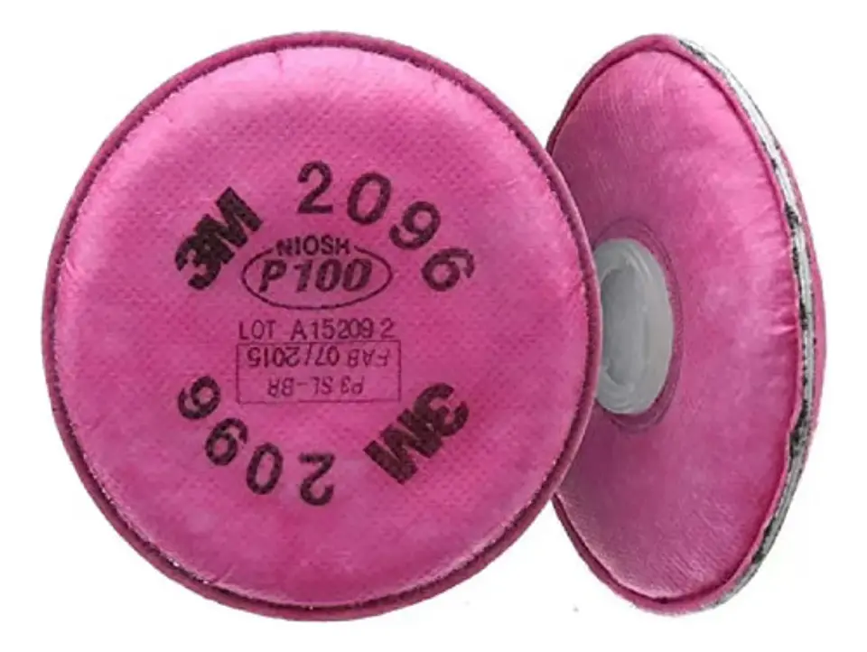 Respirador 3M serie 6000 + Filtros 3m 2096 P100 / Gases Ácidos 2