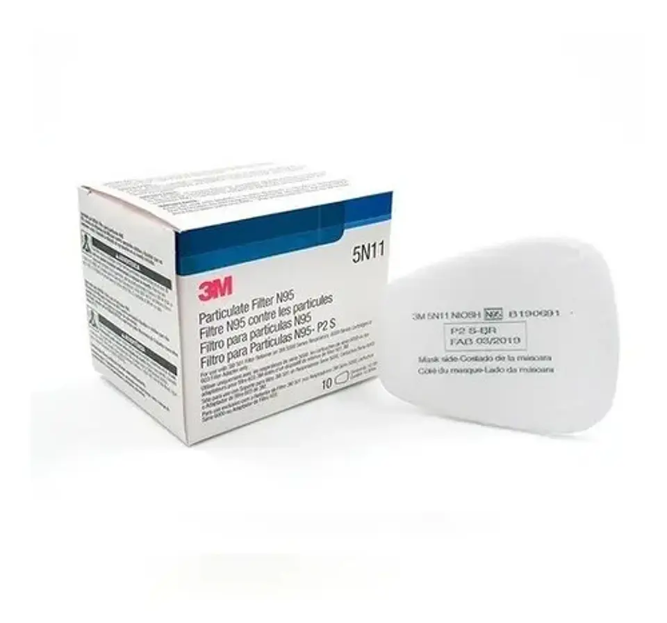 Prefiltro 3M 5N11 (5 Pares) + 1 Par De Adaptador 3M 501 2