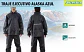 Traje De Agua Lluvia Ejecutivo Azul Alaska  - Miniatura 4