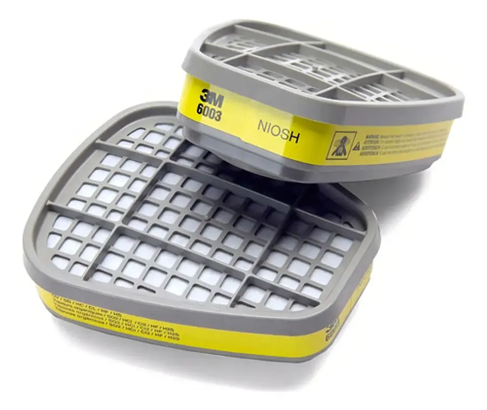 Filtro 3M 6003 Gases Acido (lacrimogenas), Vapores Organicos 2