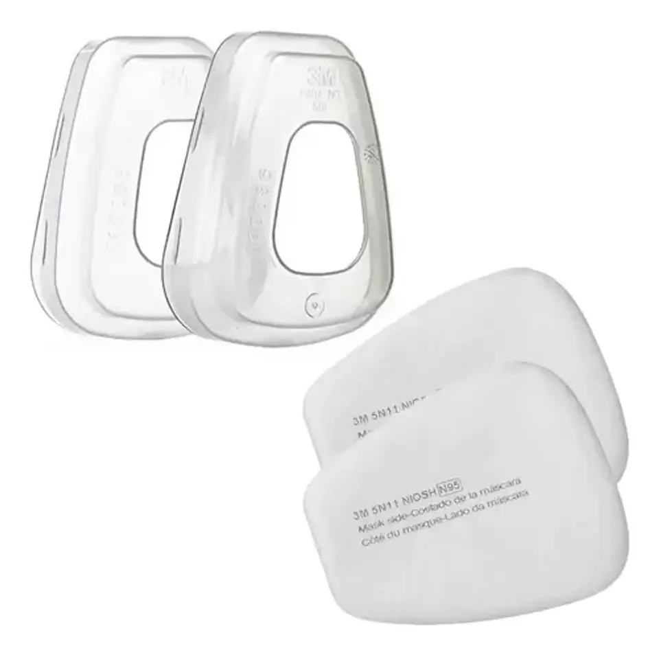 Pack 2 Prefiltros 3M 5N11 + 2 Adaptador 3M 501 1