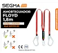 Kit Arnés 3 Argollas +cabo De Vida Doble En Y Gancho Escala - Miniatura 2