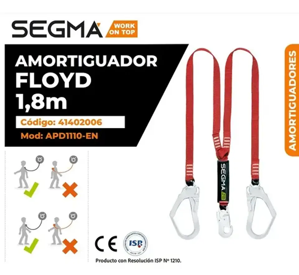Kit Arnés 3 Argollas +cabo De Vida Doble En Y Gancho Escala 2