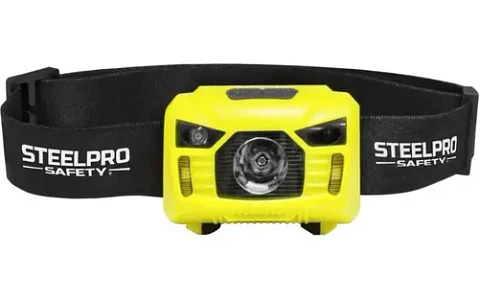 Linterna Recargable Steelpro Sensor-x Blanco Amarillo