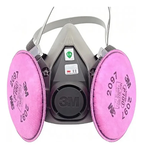 Respirador 3M serie 6000 + Filtros 2097 P100 - Vapores Orgánicos  