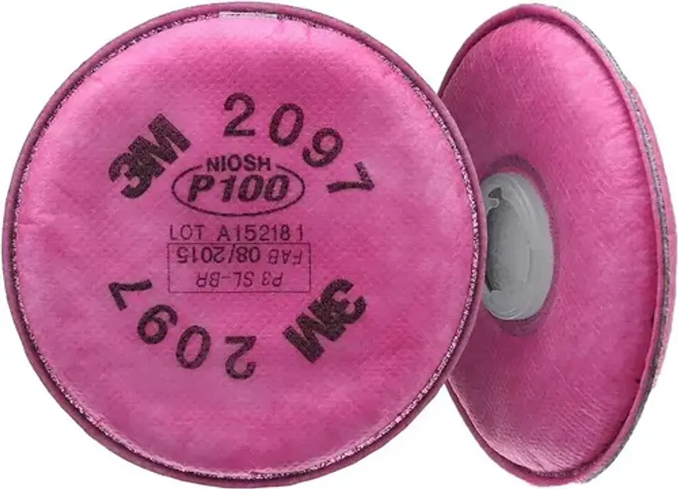 Respirador 3M serie 6000 + Filtros 2097 P100 - Vapores Orgánicos   2