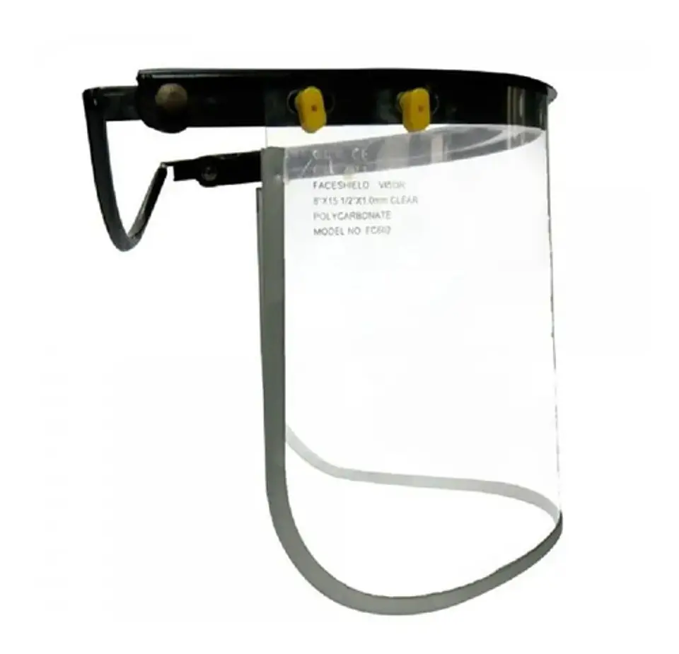 Escudo Protector Facial Para Casco Con Visor 8 X 16  1
