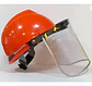 Escudo Protector Facial Para Casco Con Visor 8 X 16  - Miniatura 2