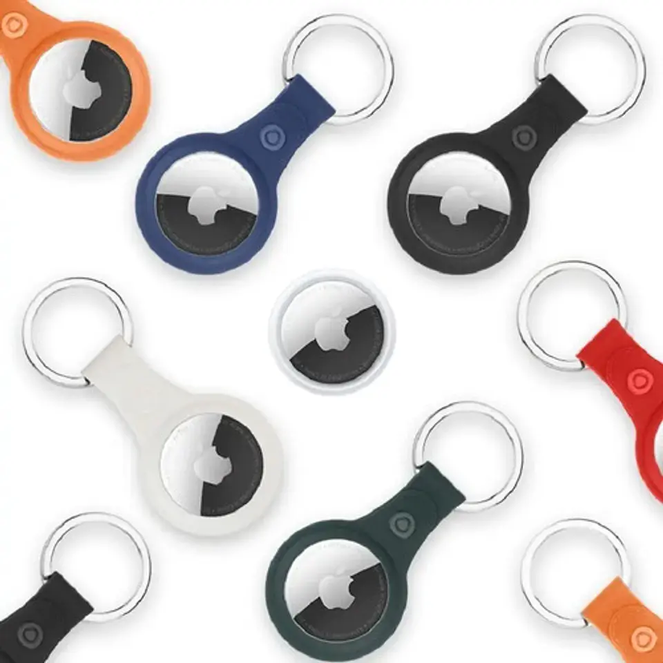 Llavero Para Airtag Apple - Tpu Alta - Resistencia Colores 1