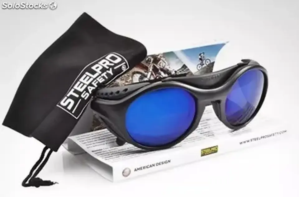 Lentes Mountain Af Espejado Azul Steelpro Negro 2