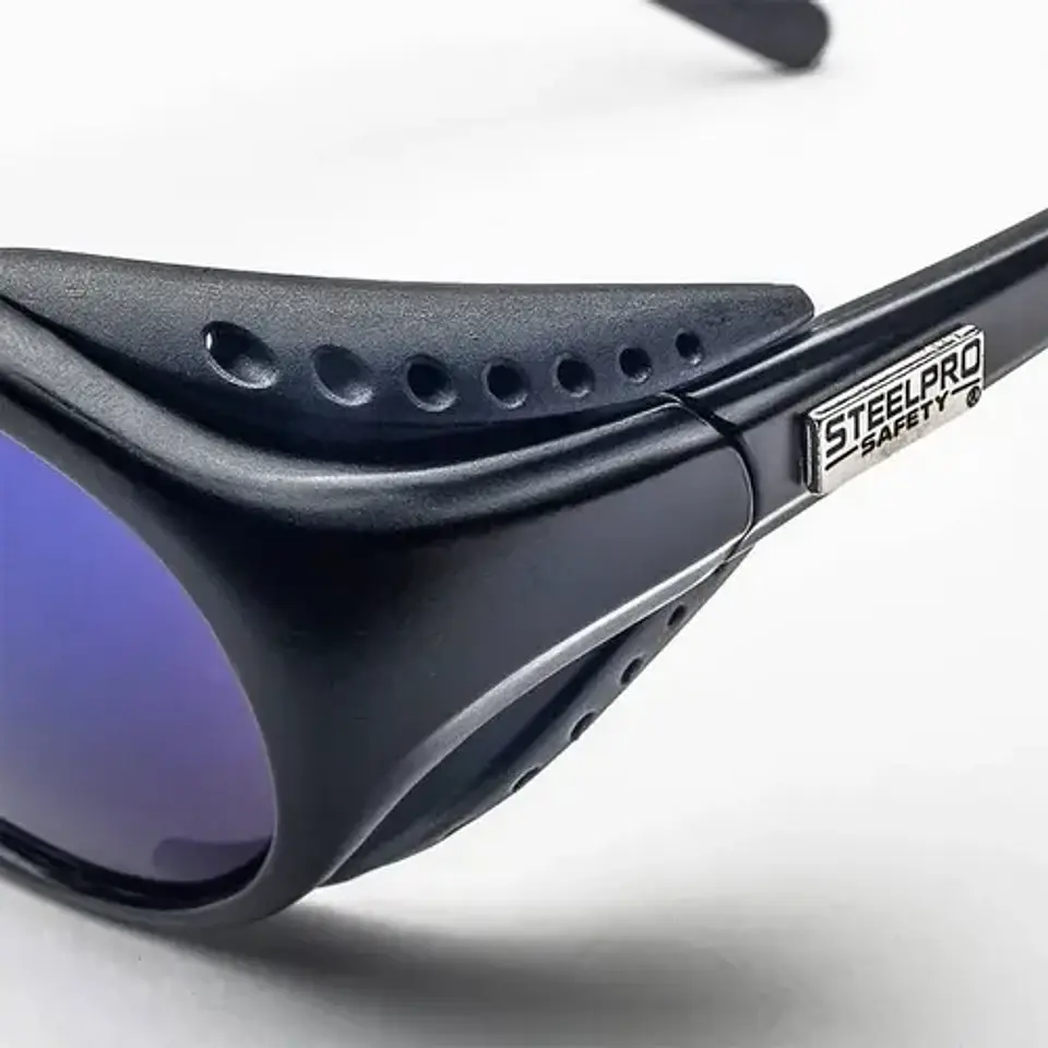 Lentes Mountain Af Espejado Azul Steelpro Negro 5