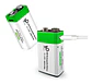 Batería 9v Recargable Ion Litio USB-C - Miniatura 2