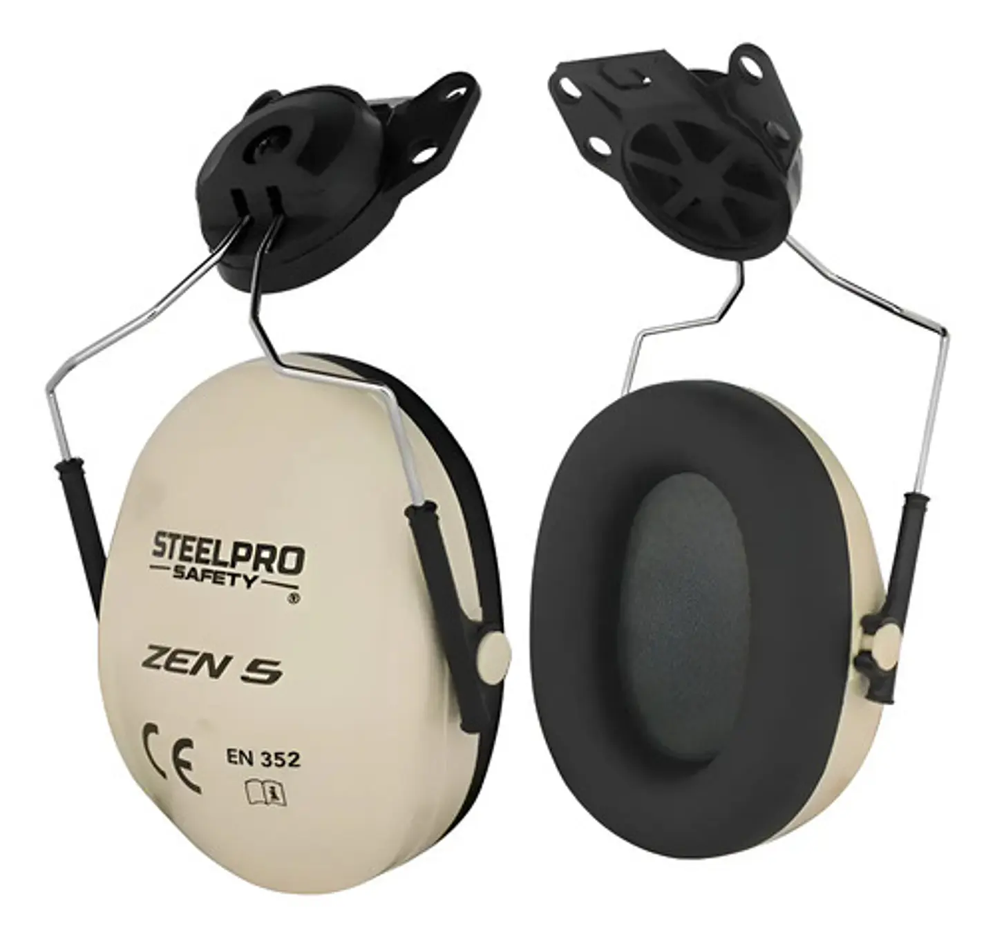 Fono Steelpro Zen 5 Para Casco Color Blanco 1