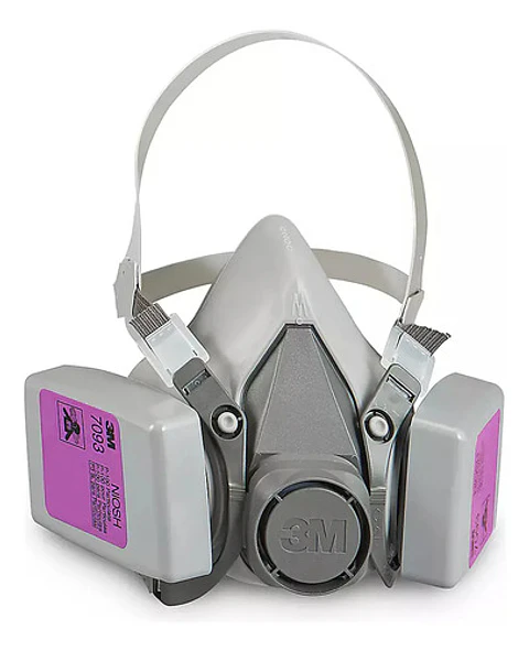 Respirador 3M serie 6000 + Filtros 3M 7093b P100