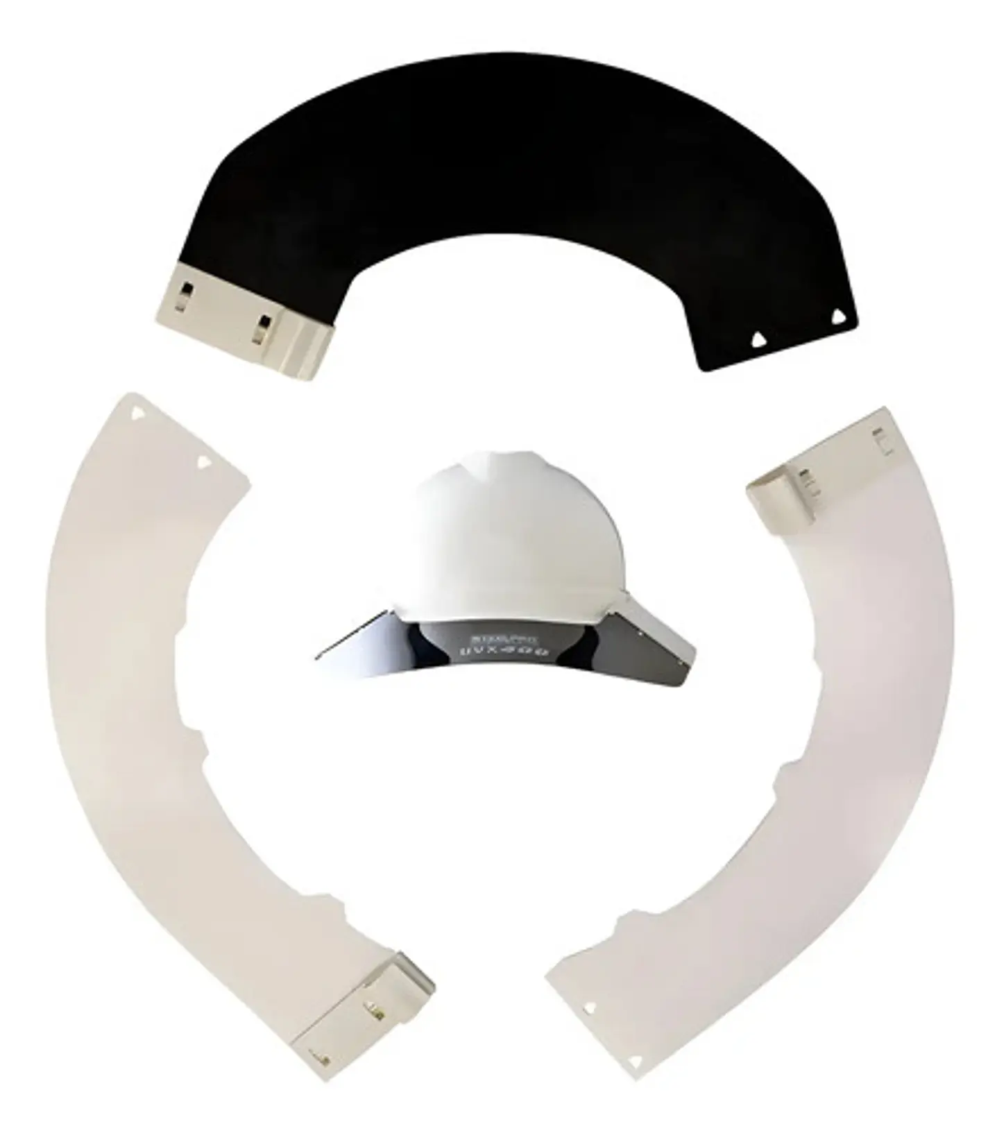 Protector Solar Tipo Ala Para Casco De Seguridad 2