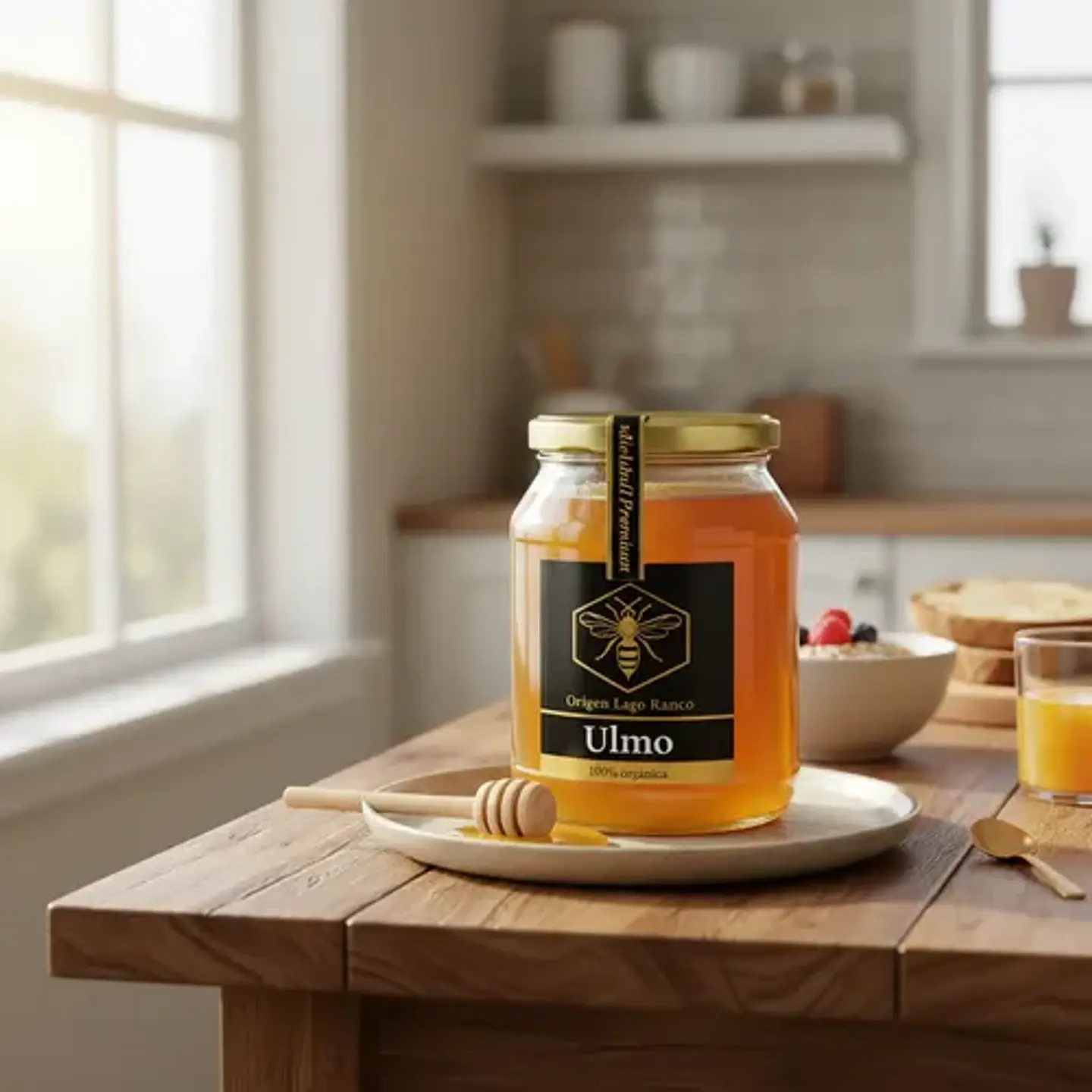 Miel De Abeja 100% Natural Y Orgánica De Ulmo  1 Kilo 2