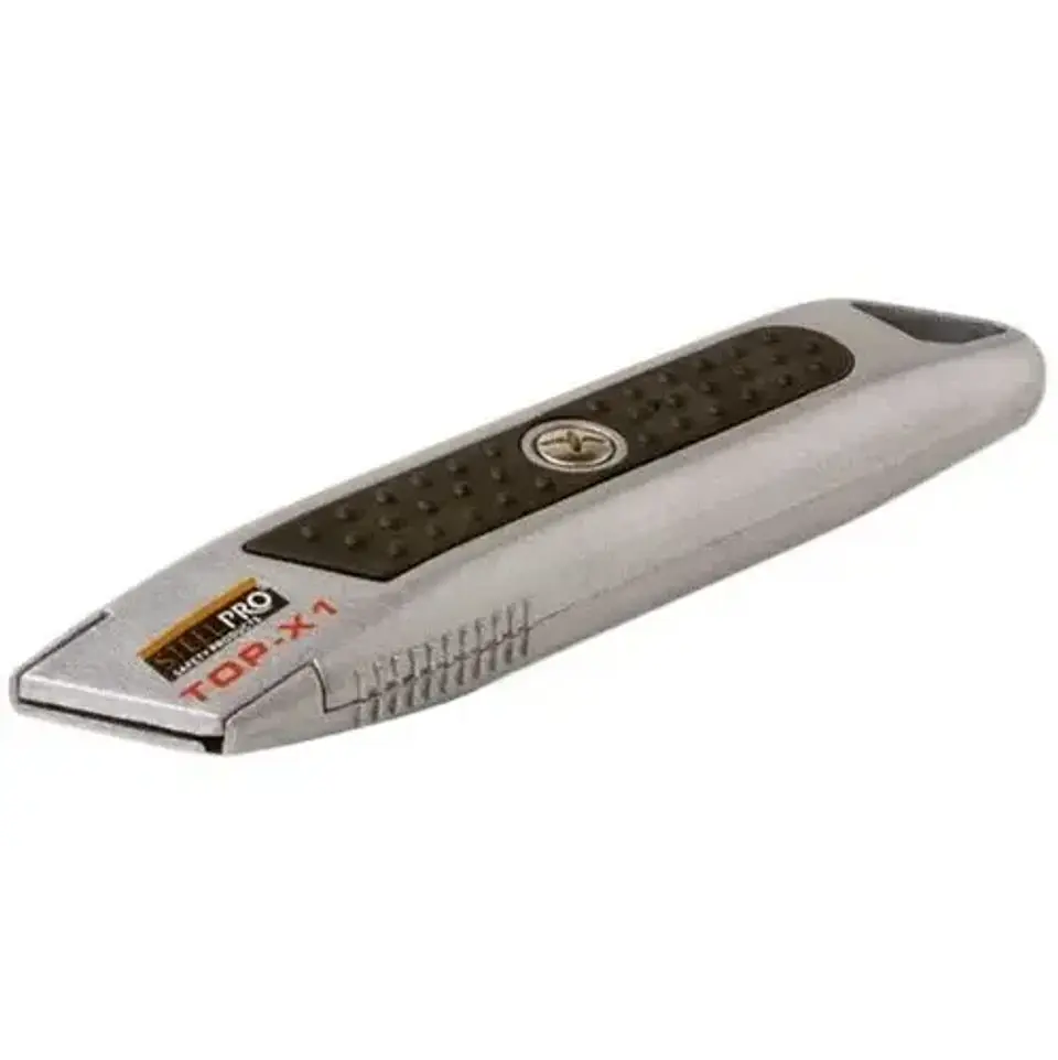 Cuchillo Cartonero Profesional Cutter Retráctil Top X1 | Steelpro 1