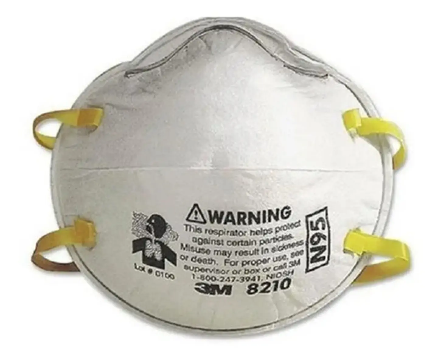 Mascarilla 3M 8210 N95 (Display 20 mascarillas) 3