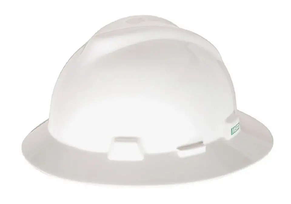 Casco Msa Vgard Ala Completa Blanco 5