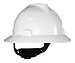 Casco Msa Vgard Ala Completa Blanco - Miniatura 2
