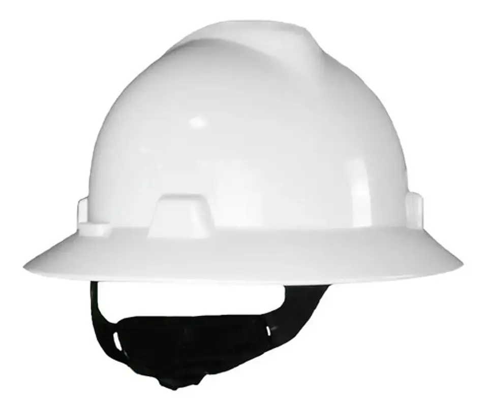 Casco Msa Vgard Ala Completa Blanco 2