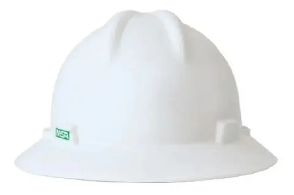 Casco Msa Vgard Ala Completa Blanco 4