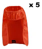 Gorro Cubre Nuca Naranjo Para Casco Pack 5 Unidades. - Miniatura 2