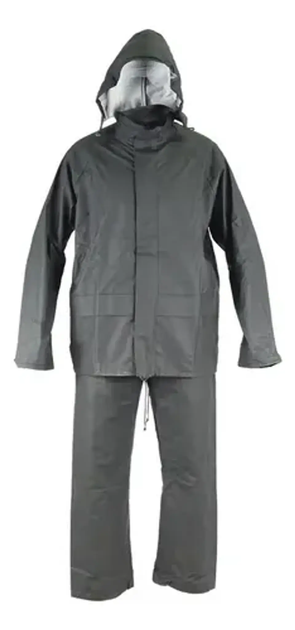 Traje Lluvia  Pu Antiácido Verde Impermeable  2