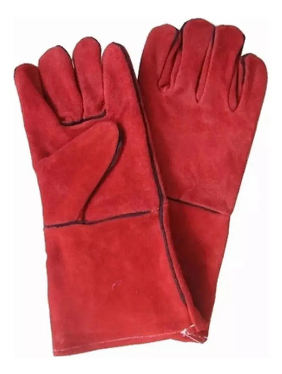 Guante Soldador descarne rojo 14