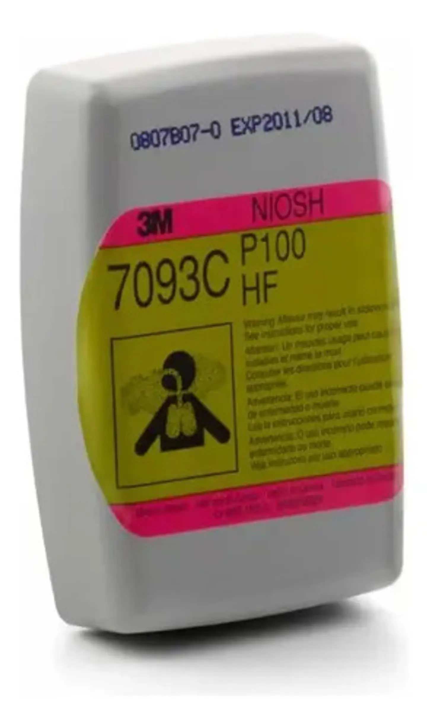 Respirador 3M serie 6000 + Filtros 3M 7093c mixtos 2