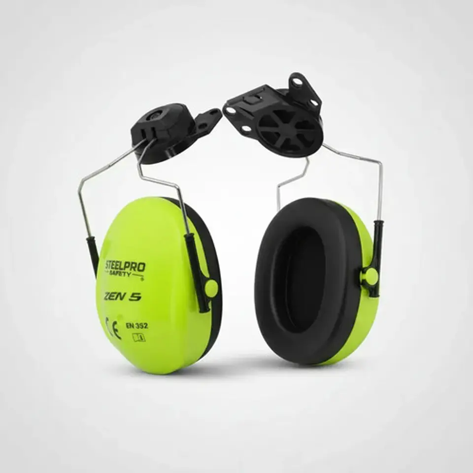 Fono Steelpro Zen 5 Para Casco Fluor Color Verde 2
