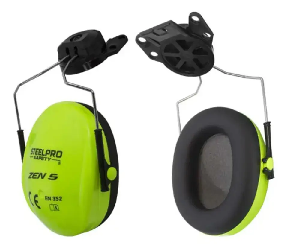 Fono Steelpro Zen 5 Para Casco Fluor Color Verde 1