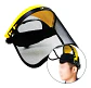 Visor De Protección Facial Mx Tela De Aço Malla De Acero Negro/amarillo - Miniatura 3