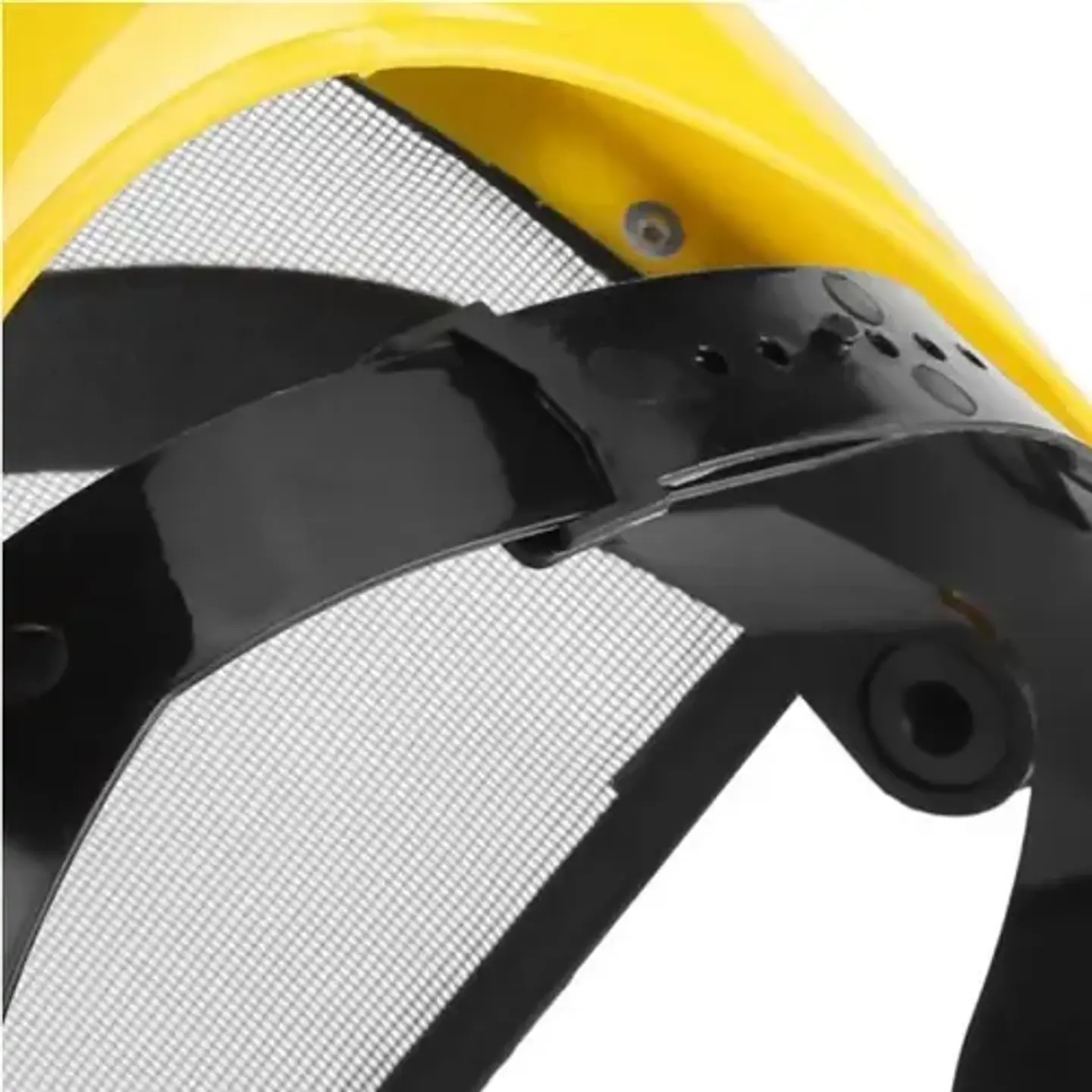 Visor De Protección Facial Mx Tela De Aço Malla De Acero Negro/amarillo 5