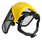 Visor De Protección Facial Mx Tela De Aço Malla De Acero Negro/amarillo - Miniatura 6
