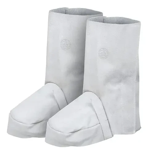 Polainas Para Soldador 100% Cuero Flor 
