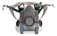 Respirador Medio Rostro Steelpro Ergonomic 100 - Miniatura 2