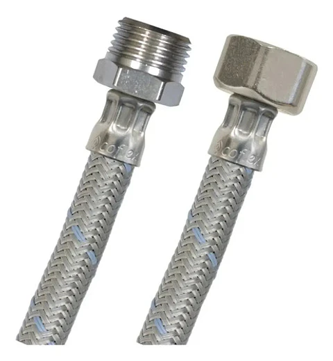 Pack 10 Flexible De Agua Fría Y Caliente 1/2 Hi-he 40 Cm