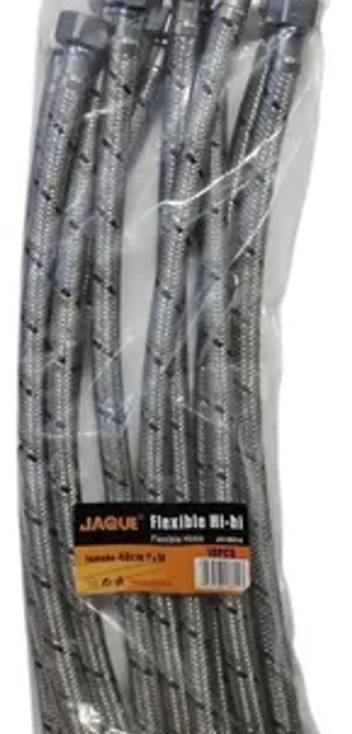 Pack 10 Flexible De Agua Fría Y Caliente 1/2 Hi-he 40 Cm 2