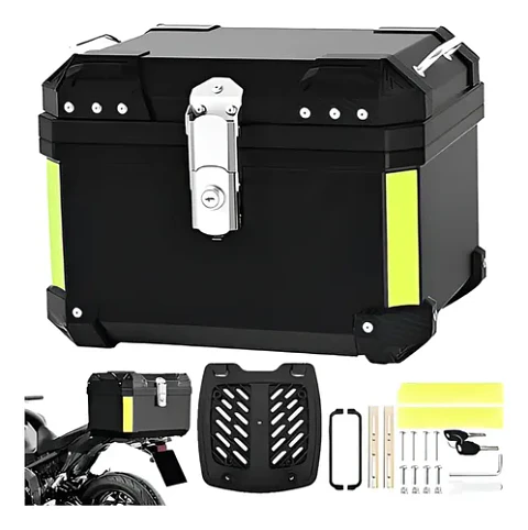 Maleta Trasera Cuadrada Mt 45l Para Moto Abs C/reflectantes