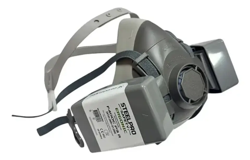 Respirador Steelpro Ergonic 100 + filtros Mixtos F400c P3R 1