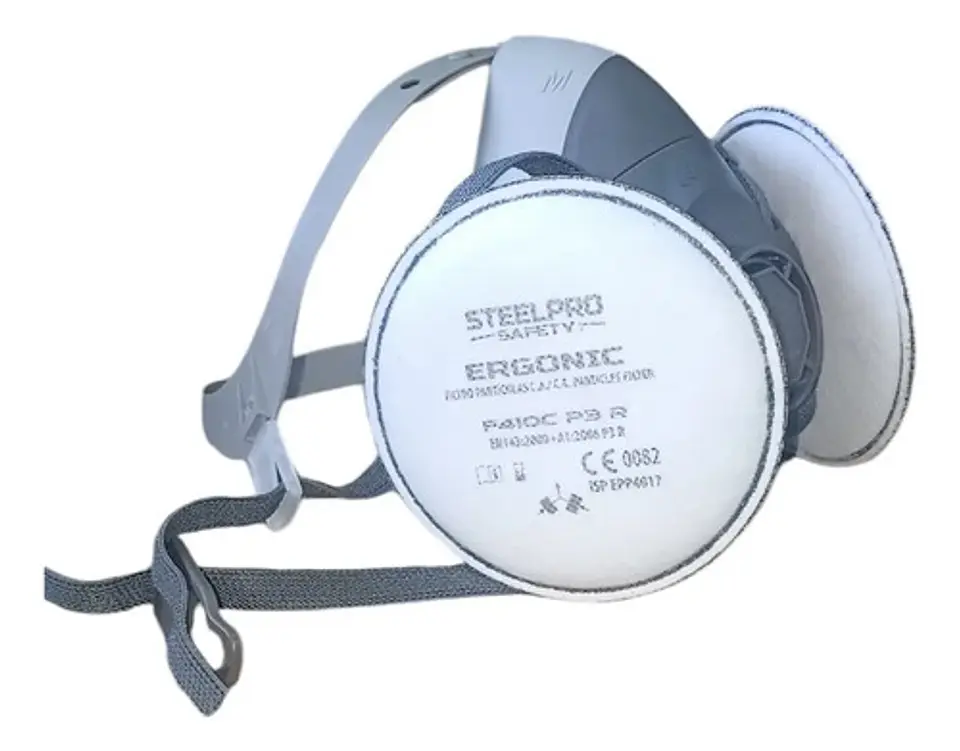 Respirador Steelpro C/filtros Pinturas Particulas Soldadura 2