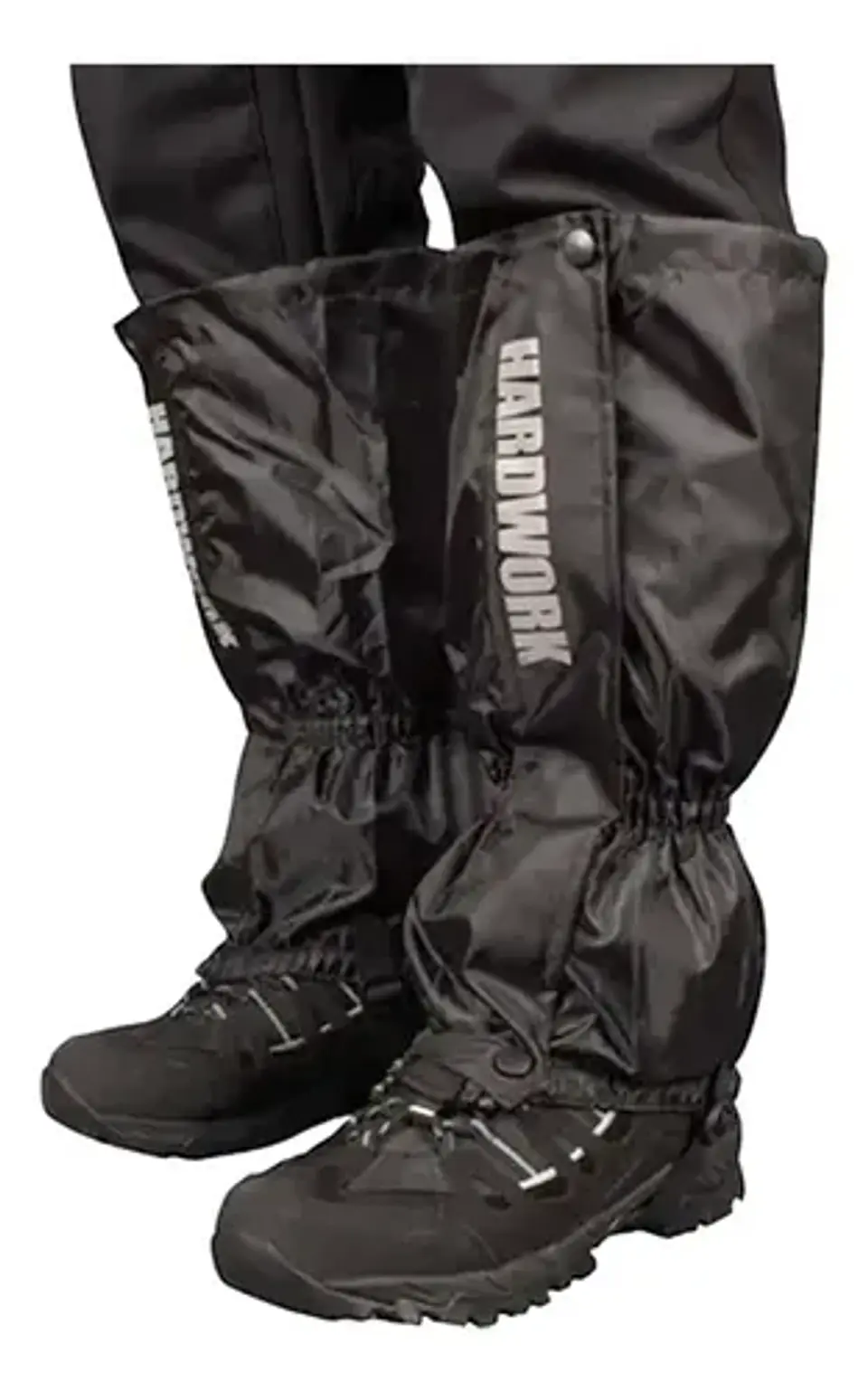 Polaina Técnica Negra Hw Hard Work Waterproof Agua Y Nieve 4
